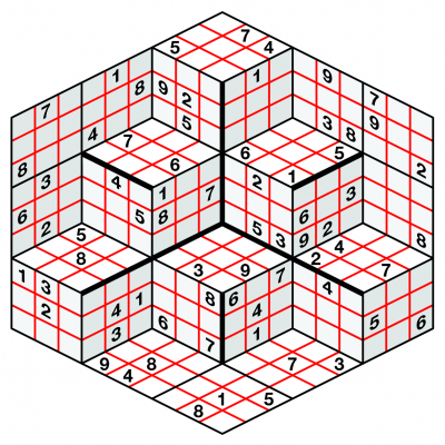 3D Sudoku example
